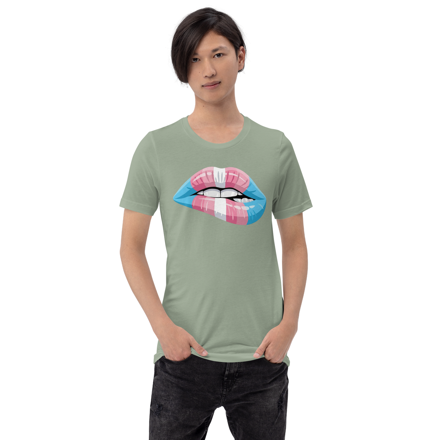 Pride Trans Lips T-Shirt (Unisex)