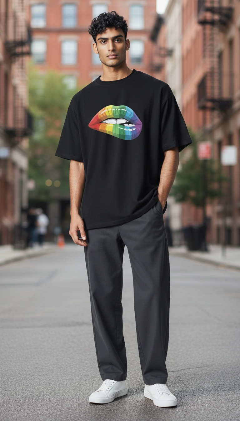 Pride Rainbow Lips T-Shirt (Unisex)