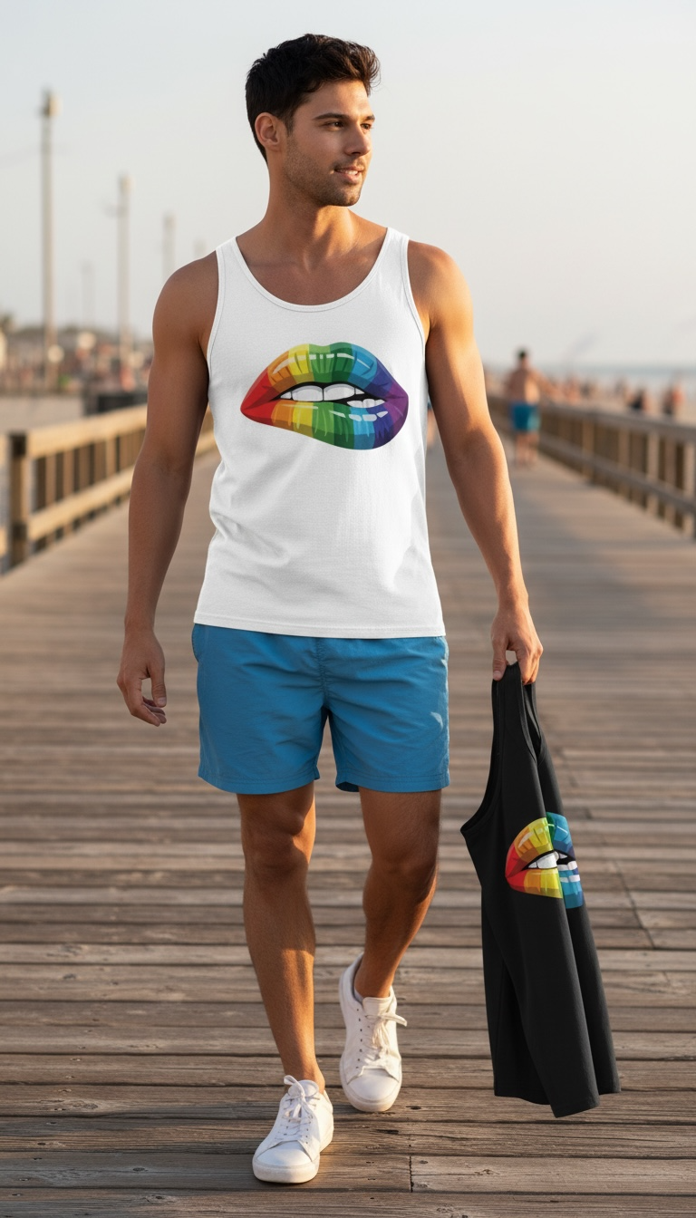Pride Rainbow Tank Top (Unisex)