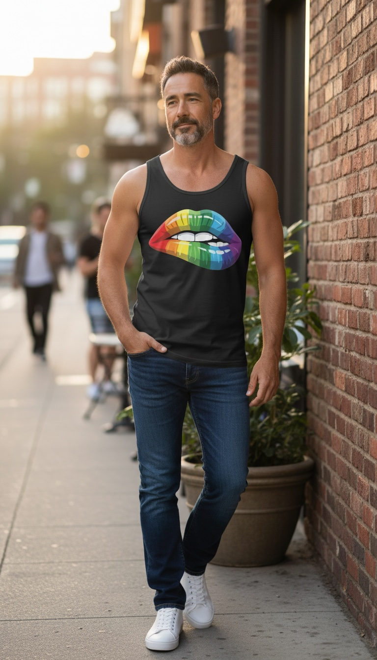Pride Rainbow Tank Top (Unisex)