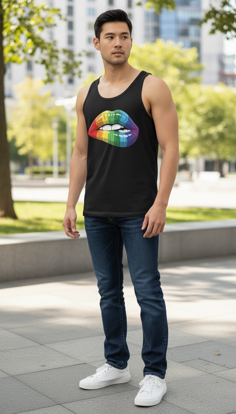 Pride Rainbow Tank Top (Unisex)