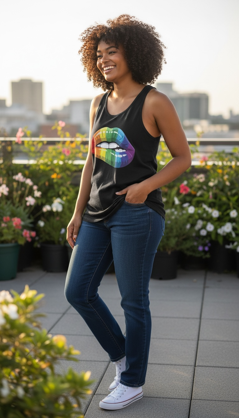 Pride Rainbow Tank Top (Unisex)