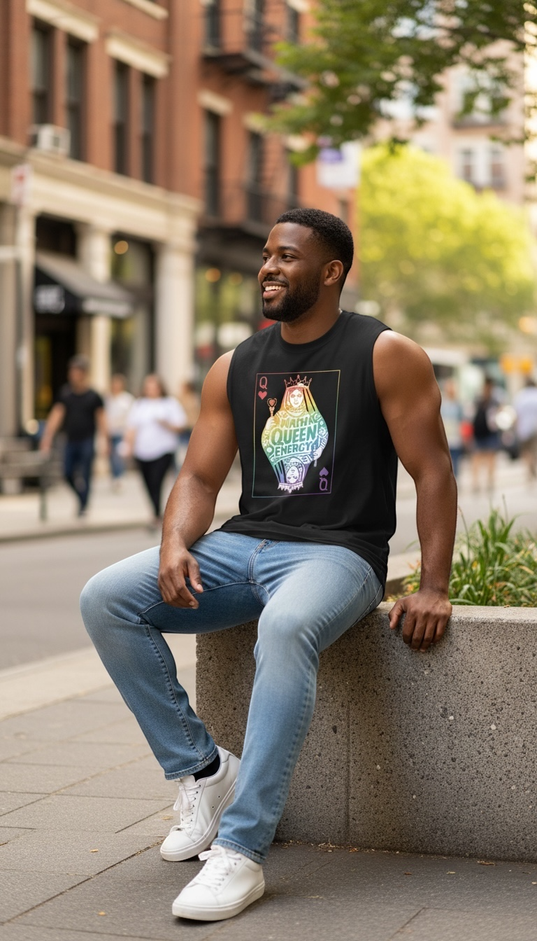 Main Queen Pride Muscle Shirt (Unisex)