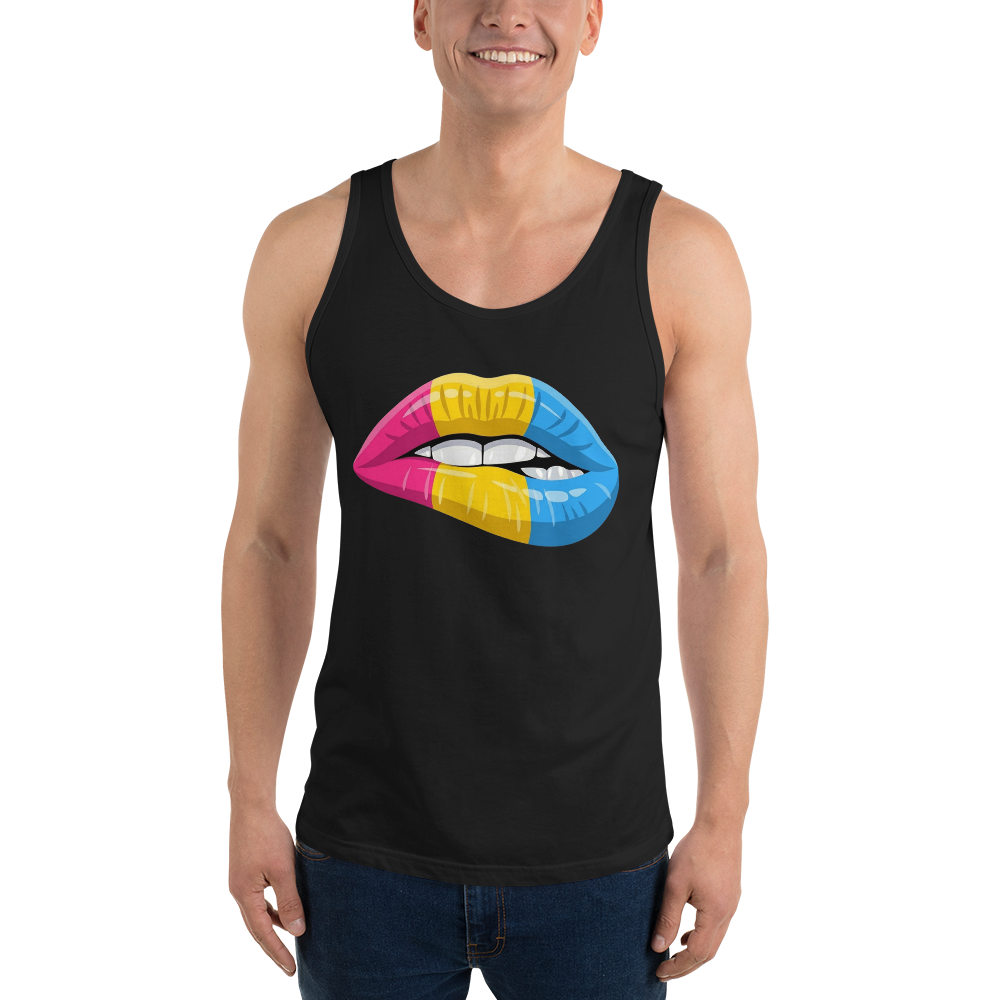 Pride Pan Lips Tank Top  (Unisex)