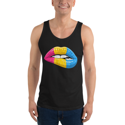 Pride Pan Lips Tank Top  (Unisex)