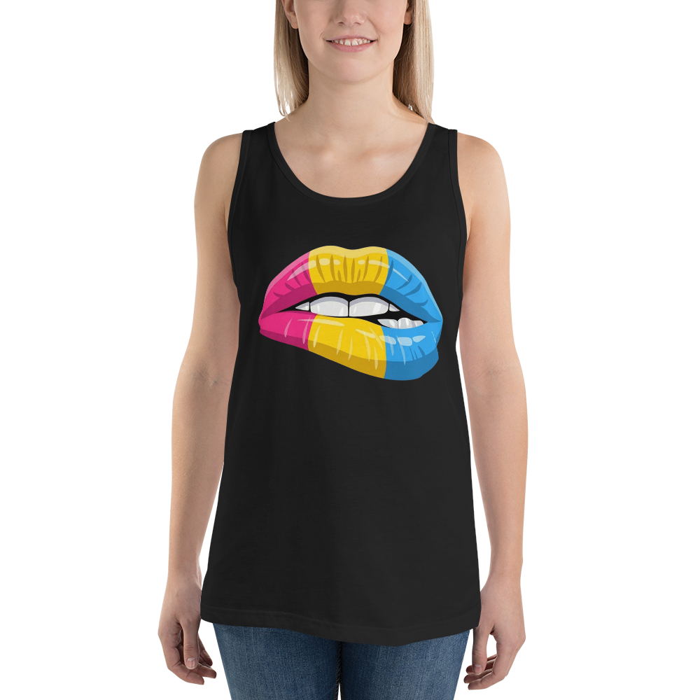 Pride Pan Lips Tank Top  (Unisex)