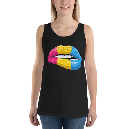 Pride Pan Lips Tank Top  (Unisex)