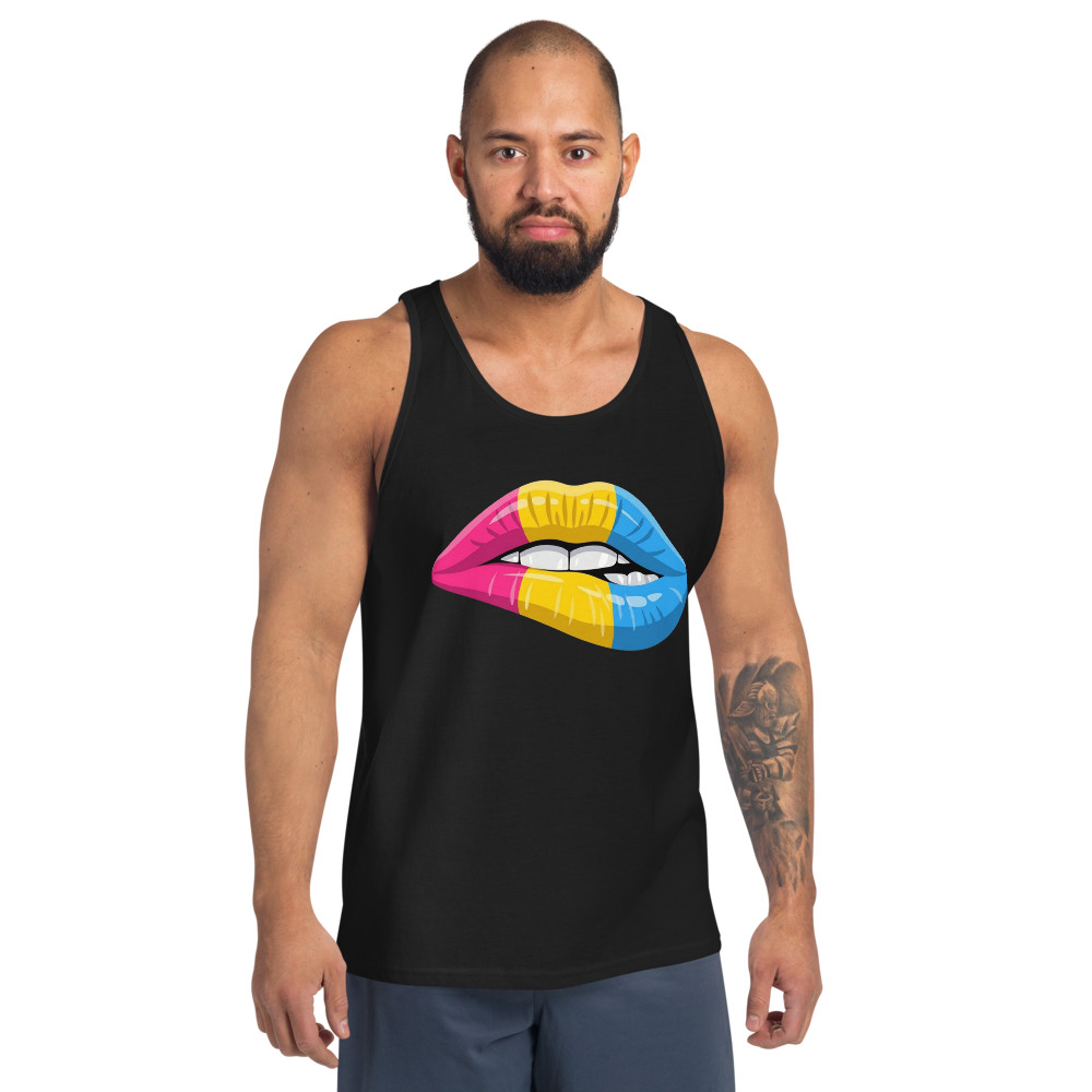Pride Pan Lips Tank Top  (Unisex)