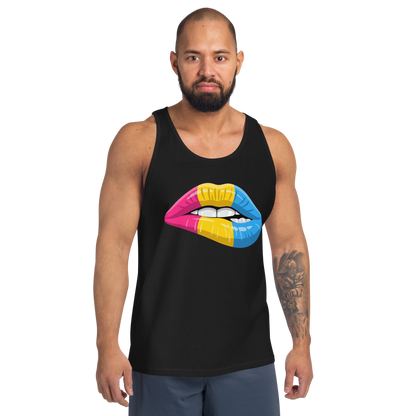 Pride Pan Lips Tank Top  (Unisex)