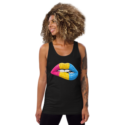 Pride Pan Lips Tank Top  (Unisex)