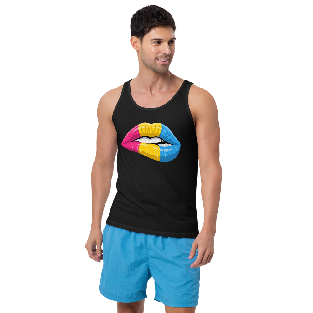 Pride Pan Lips Tank Top  (Unisex)