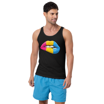 Pride Pan Lips Tank Top  (Unisex)