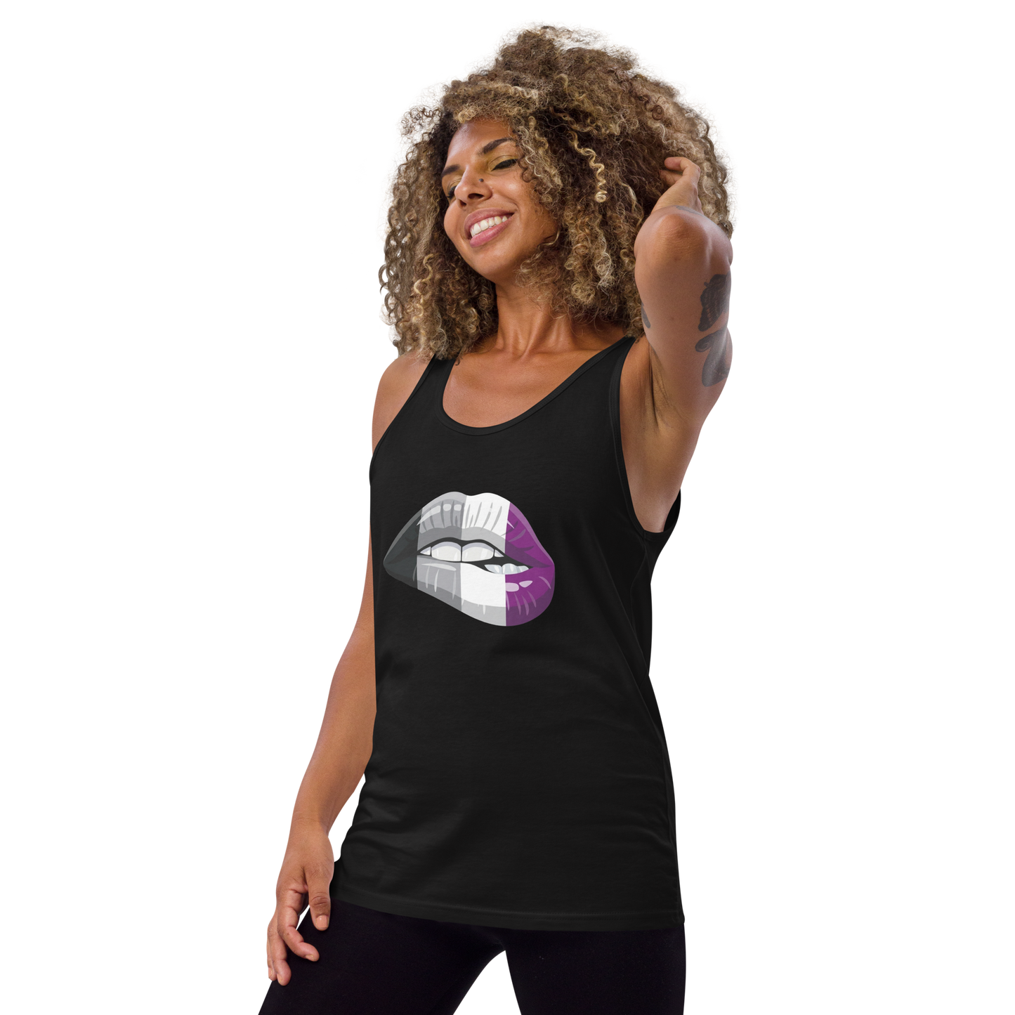 Pride Non-Binary Lips Tank Top  (Unisex)