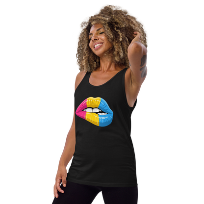 Pride Pan Lips Tank Top  (Unisex)
