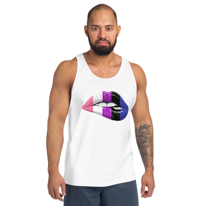 Pride Gender Fluid Lips Tank Top  (Unisex)