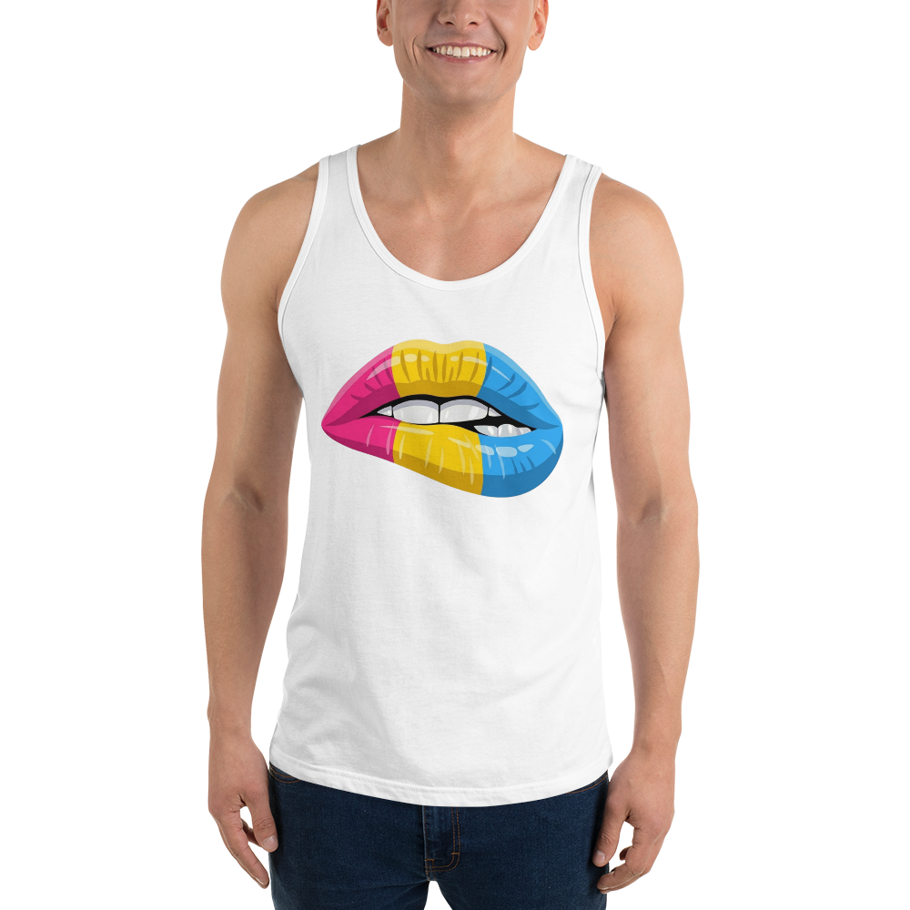 Pride Pan Lips Tank Top  (Unisex)