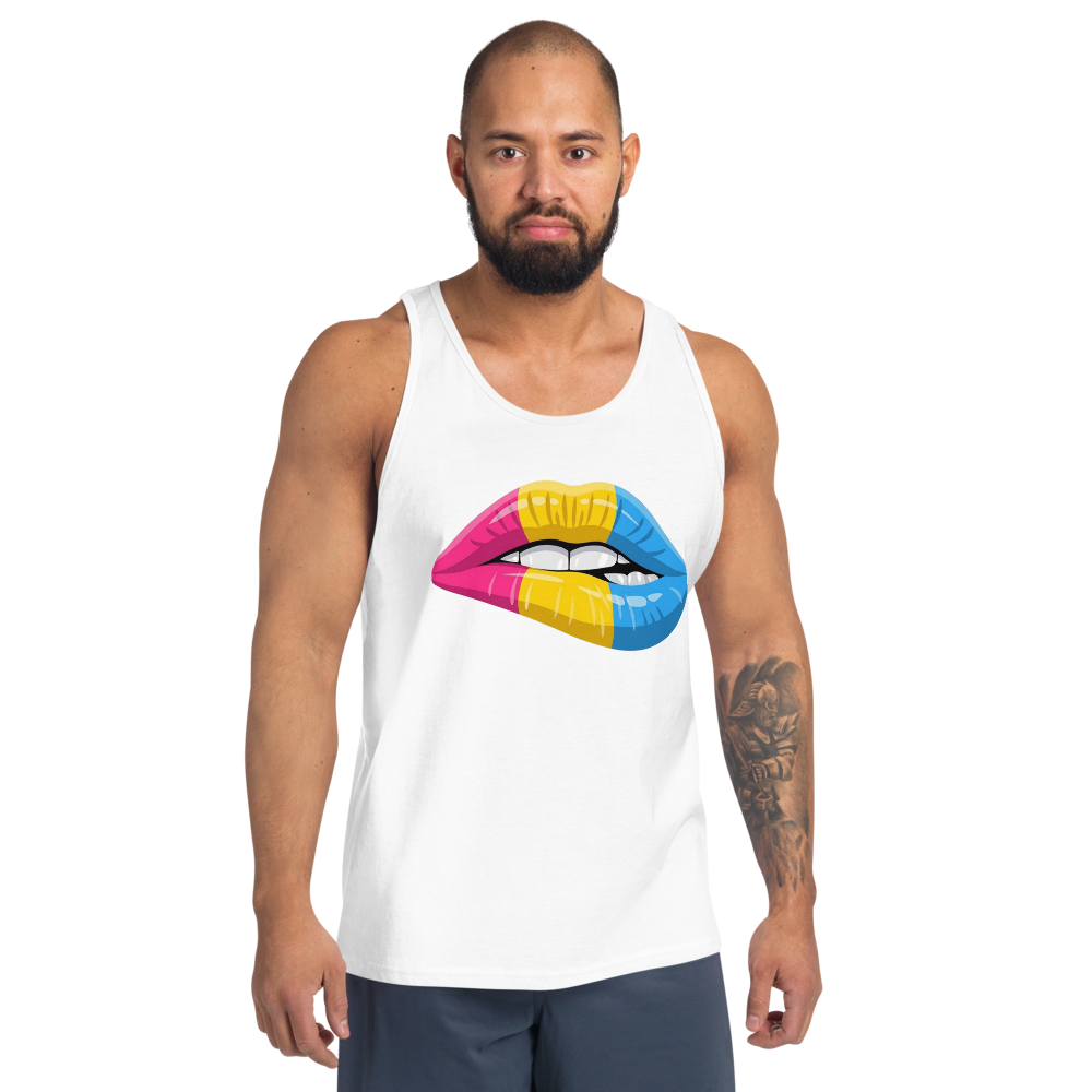 Pride Pan Lips Tank Top  (Unisex)