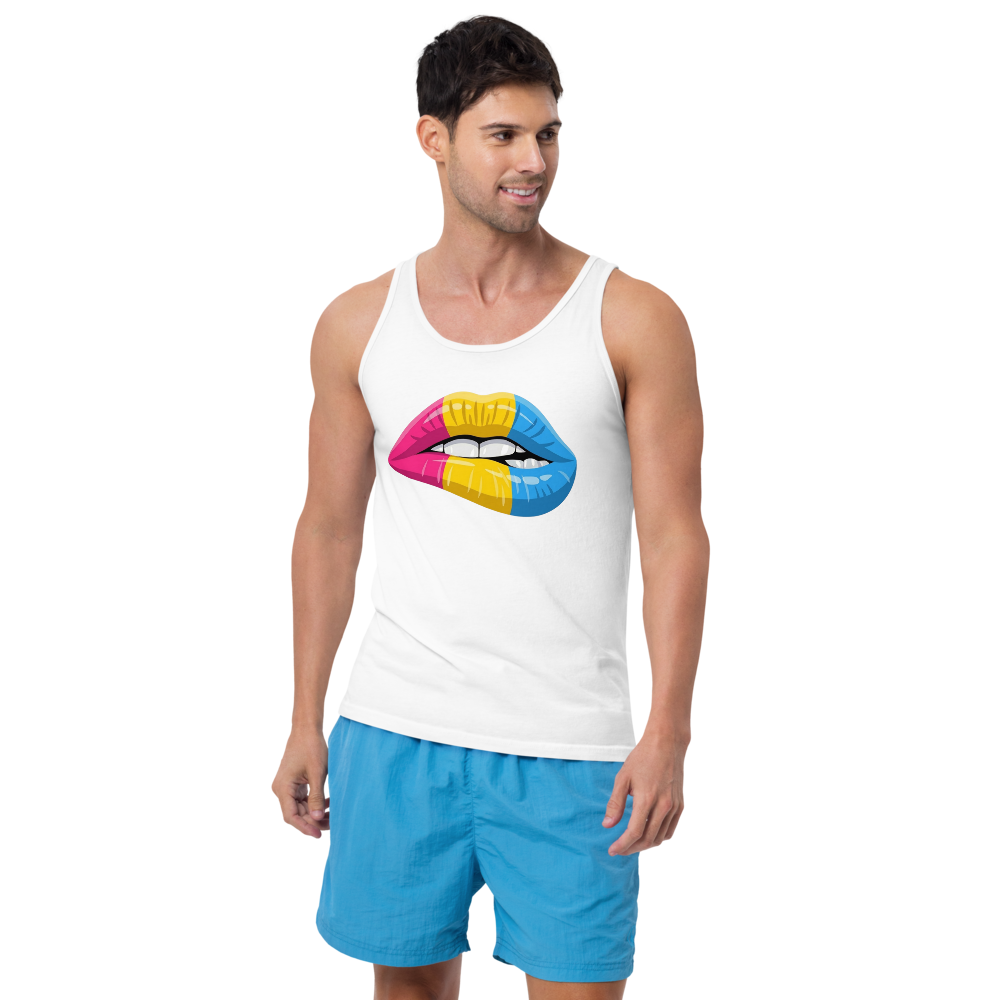 Pride Pan Lips Tank Top  (Unisex)
