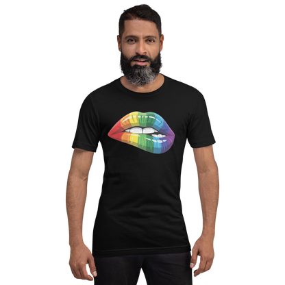 Pride Rainbow Lips T-Shirt (Unisex)