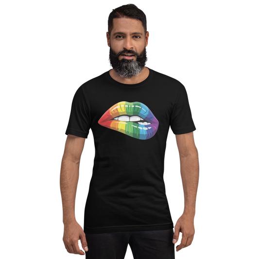 Pride Rainbow Lips T-Shirt (Unisex)