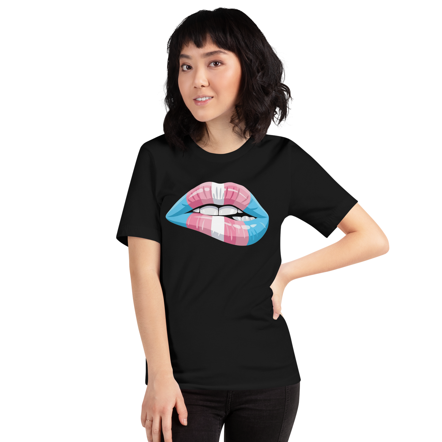 Pride Trans Lips T-Shirt (Unisex)