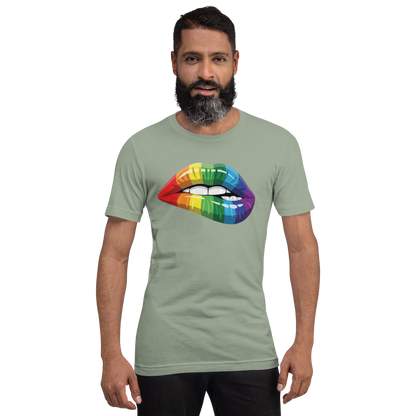 Pride Rainbow Lips T-Shirt (Unisex)