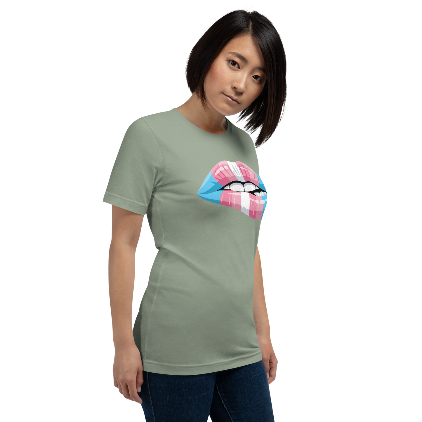 Pride Trans Lips T-Shirt (Unisex)