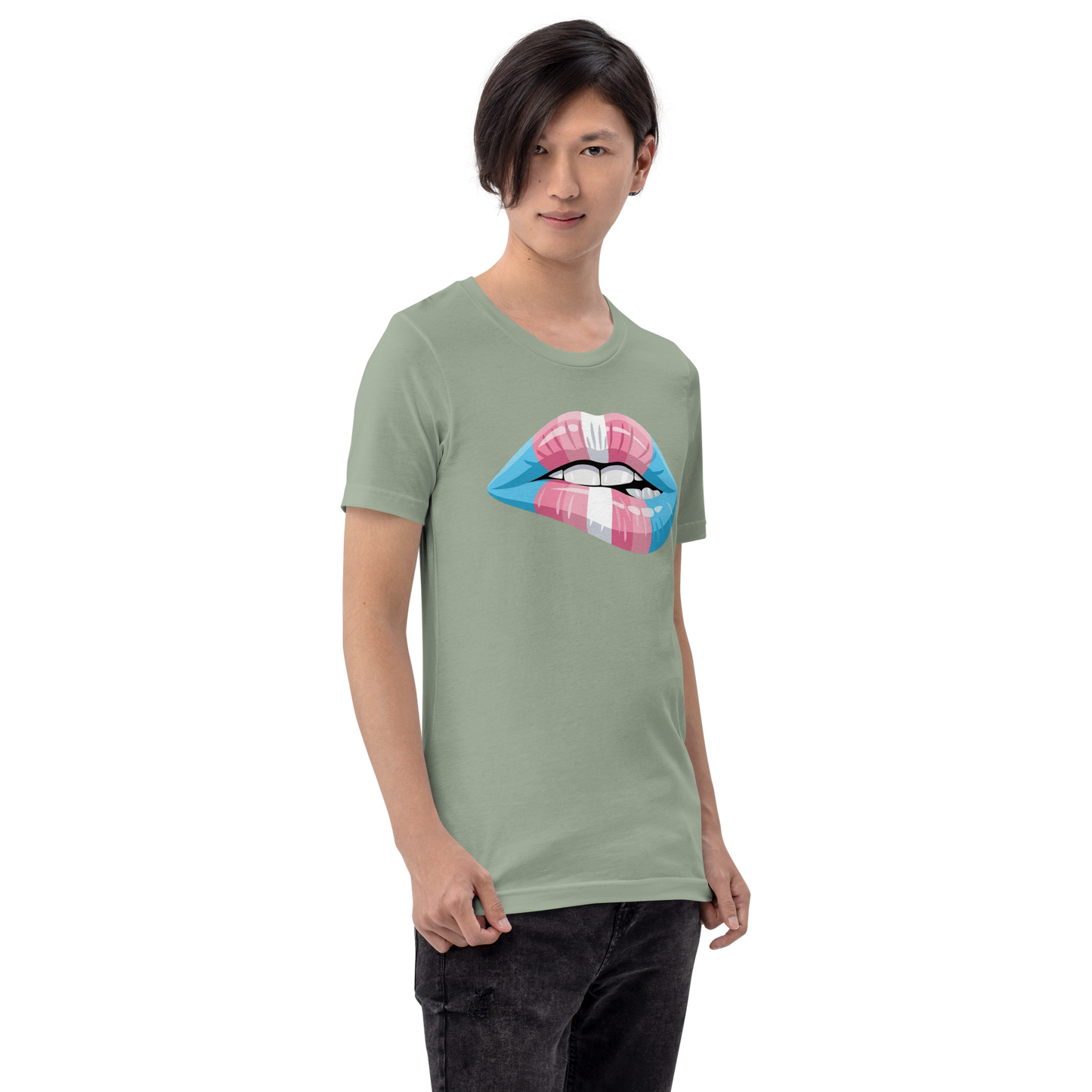 Pride Trans Lips T-Shirt (Unisex)