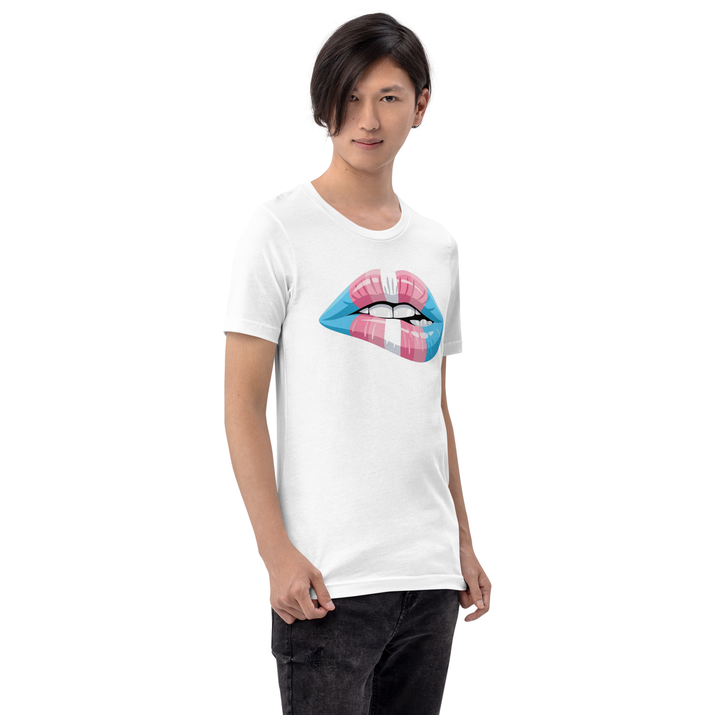 Pride Trans Lips T-Shirt (Unisex)